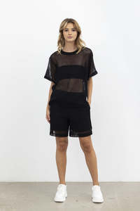 Style X Lab: Snapshot Chic Top / Black