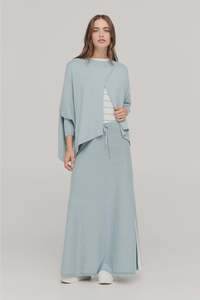 Taylor: Complacent Skirt-Mist/Ivory