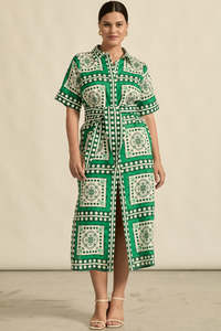 Zoe Kratzman: Roam Dress / Parrot Scarf