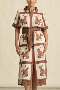 Roam  Dress / Coffee Collage