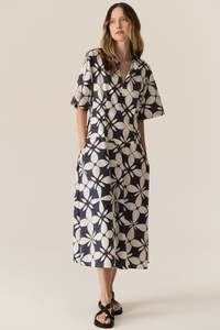 Turin Dress / Blue Turin