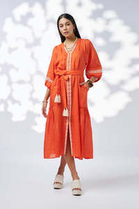 Loobies Story: Maya Midi Dress / Burnt Orange