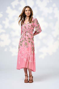 Loobies Story: Maeve Midi Dress / Pink Lemonade