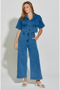 Troy Boxy Shacket / Indigo