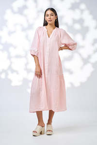 Clothing: Maya Midi Dress / Blush
