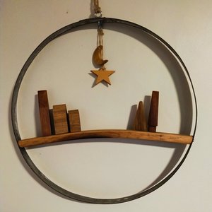 Products: Barrel Hoop Wreath - STIM CRAFTMANSHIP