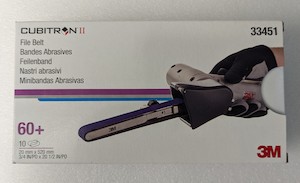 Abrasives – STIMZ: 3M Cubitron II Sanding belts 20mm x 520mm (P60, 10pc)