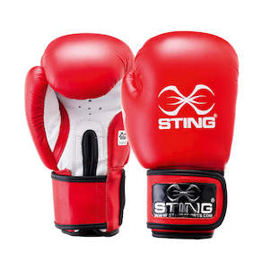 Boxing: COMPETITION LEATHER BOXING GLOVES AIBA