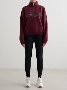 Varsity Half Zip Sweat