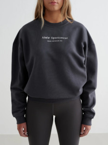 Shadow Grey Serif Sweatshirt