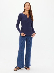 Ness Ribbed Long Sleeve Top