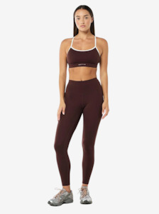 Tights: Signature Full Length Legging in Mahogany