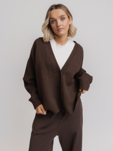 Taylor Sport: Frankie Cardigan in Espresso