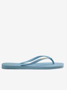 Slim Square Logo Pop-Up Flip Flops Womens