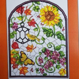 Products: Autumn Stained Glass pattern