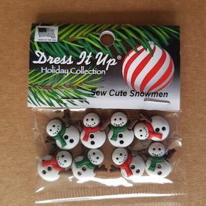 Snowman cute Buttons