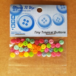 Products: Tropical Round tiny Buttons