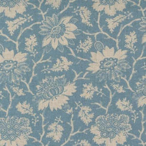 French General: La Vie Boheme Carmen Mochi Linen in French Blue