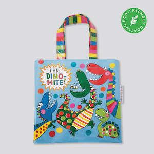 Bags And Purses: I Am Dino-mite TPU Coated Mini Tote