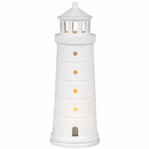 Rader Design: Porcelain Beyond the Sea Lighthouse Tealight Large
