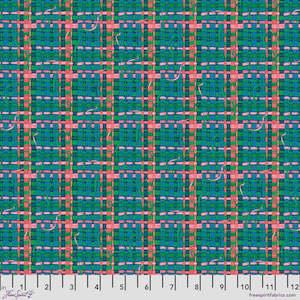 Odile Baillouel: Land Art 2 Tressage in Blue