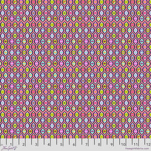 Tula Pink: Tabby Road Deja Vu Cats Eyes in Prism