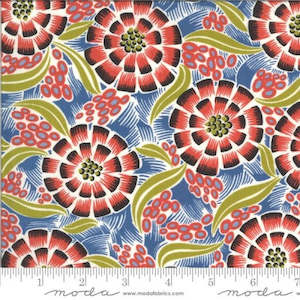 Winkipop Sea Anemonein Deep Water Blue - 1.25 metres