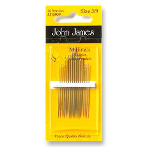 Pins And Needles: John James Straws/Milliners Needles 3/9