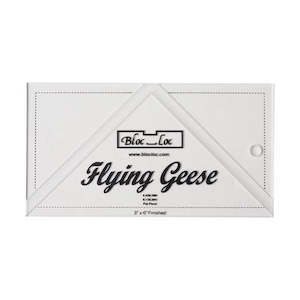 Bloc Loc Rulers: Bloc Loc Flying Geese 3" x 6" Ruler