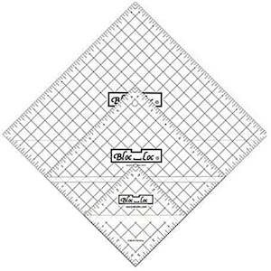 Bloc Loc Rulers: Bloc Loc Half Square Triangle Set 7