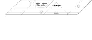 Bloc Loc Pineapple Ruler ½" and 1" Finished