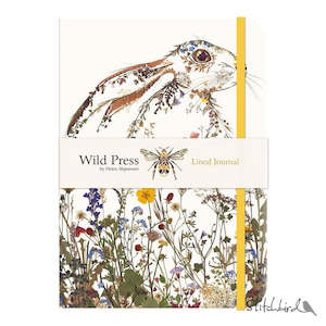 Elastic: Wildflower Hare Lined Elastic Band Journal