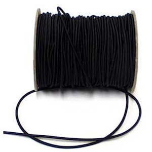 Elastic: Shock Cord Elastic 3mm Black