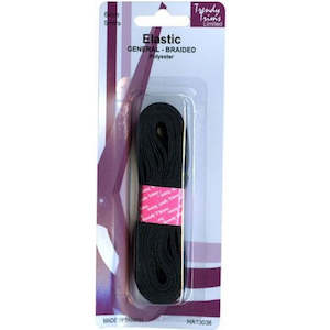 Elastic: Elastic Black 6mm (5 metres)