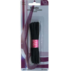 Elastic: Elastic Black 3mm (5 metres)