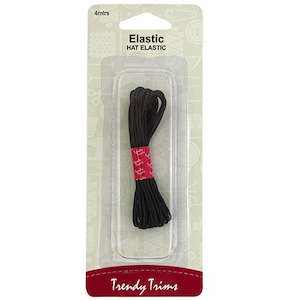 Elastic: Hat Elastic Black (4 metres)
