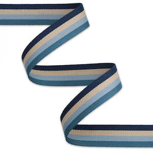 Bag Making Supplies: Coastal Stripe Webbing 3 Yards by Sallie Tomato