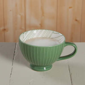 Elm Green Stamped Mug