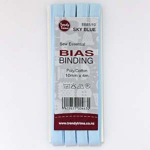 Bias Binding - Sky Blue 10mm x 4m