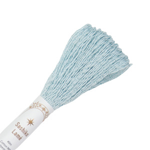 Sashiko Threads: Olympus Sashiko Lamé Thread SL9 Light Blue