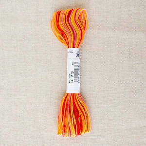 Olympus Sashiko Variegated Cotton Thread 75 Vintage Sunrise