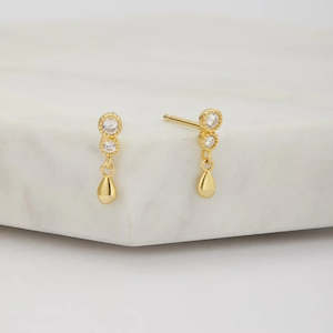 Earrings: Jasmine Stud Earring in Gold