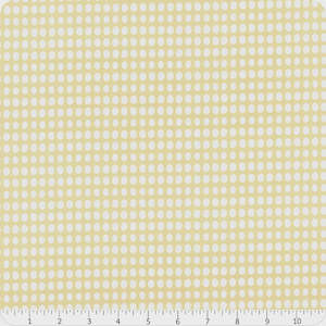 Yellow Fabric: D is for Dream Stripe Dots in Yellow