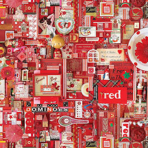 Red Fabric: Colour Collage in Red