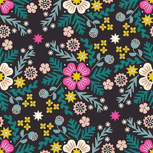 Pivot Wildflower in Soft Black