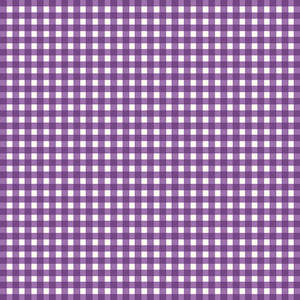 Purple Fabric: Beautiful Basics Classic Check in Violet