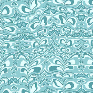 Aqua Teal Fabric: Dreamscape Marbleous in Mint