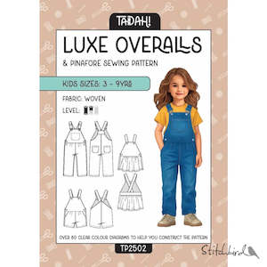 Tadah Patterns - Kid's Luxe Overalls & Pinafore
