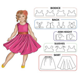 Tadah Patterns: Tadah Patterns - Tea Party Dress