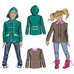 Tadah Patterns - Duffle Coat